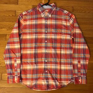 American Eagle Classic Fit Button Down Flannel Shirt Medium